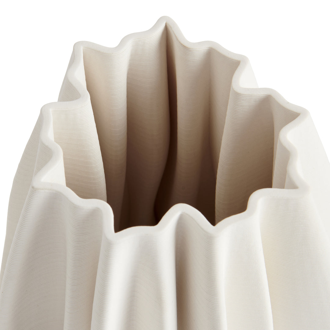 Fern White Vase