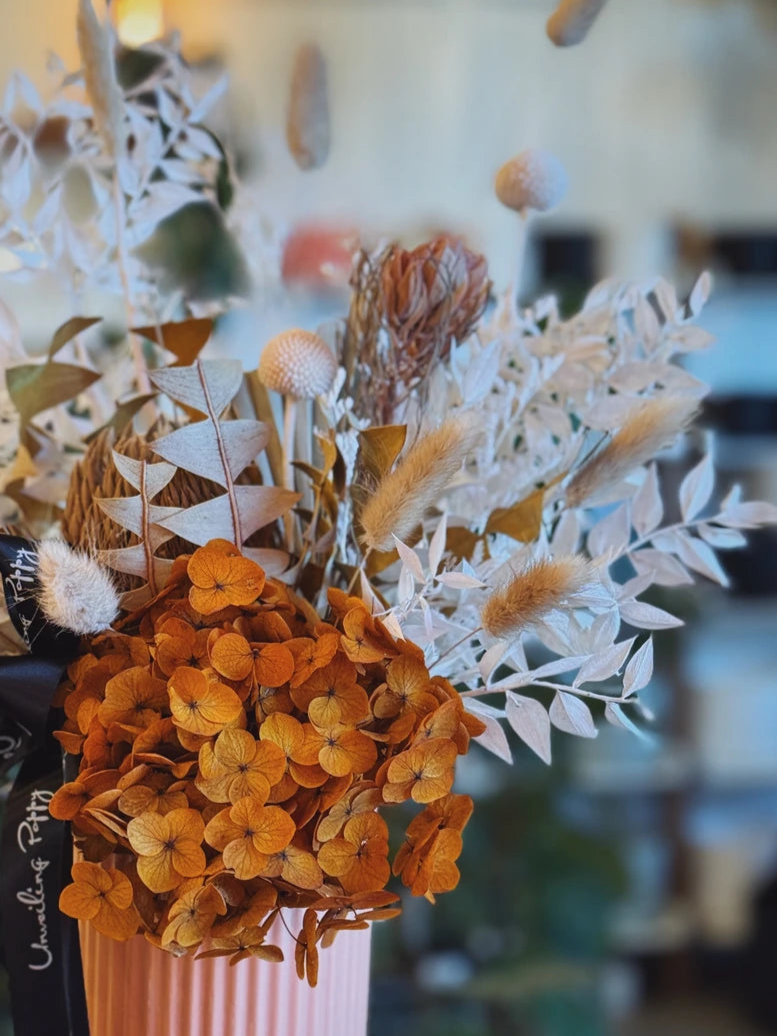 "La Bohemian Rosé" Dried Flower Arrangement