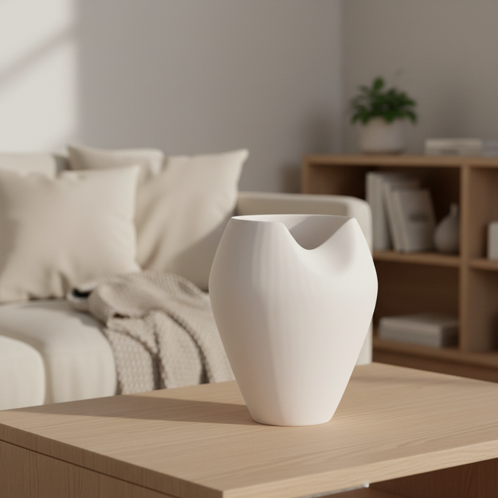 Leah Vase White