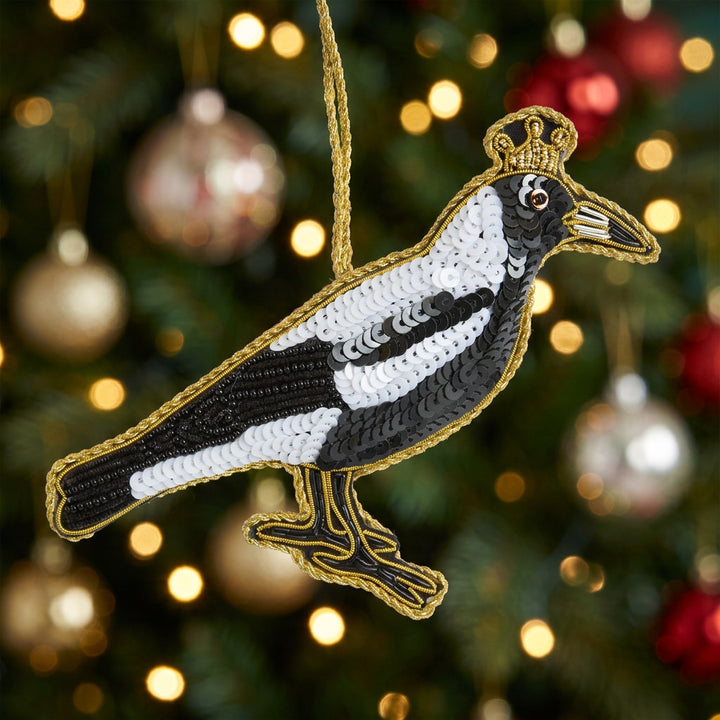 Magpie Christmas Decoration