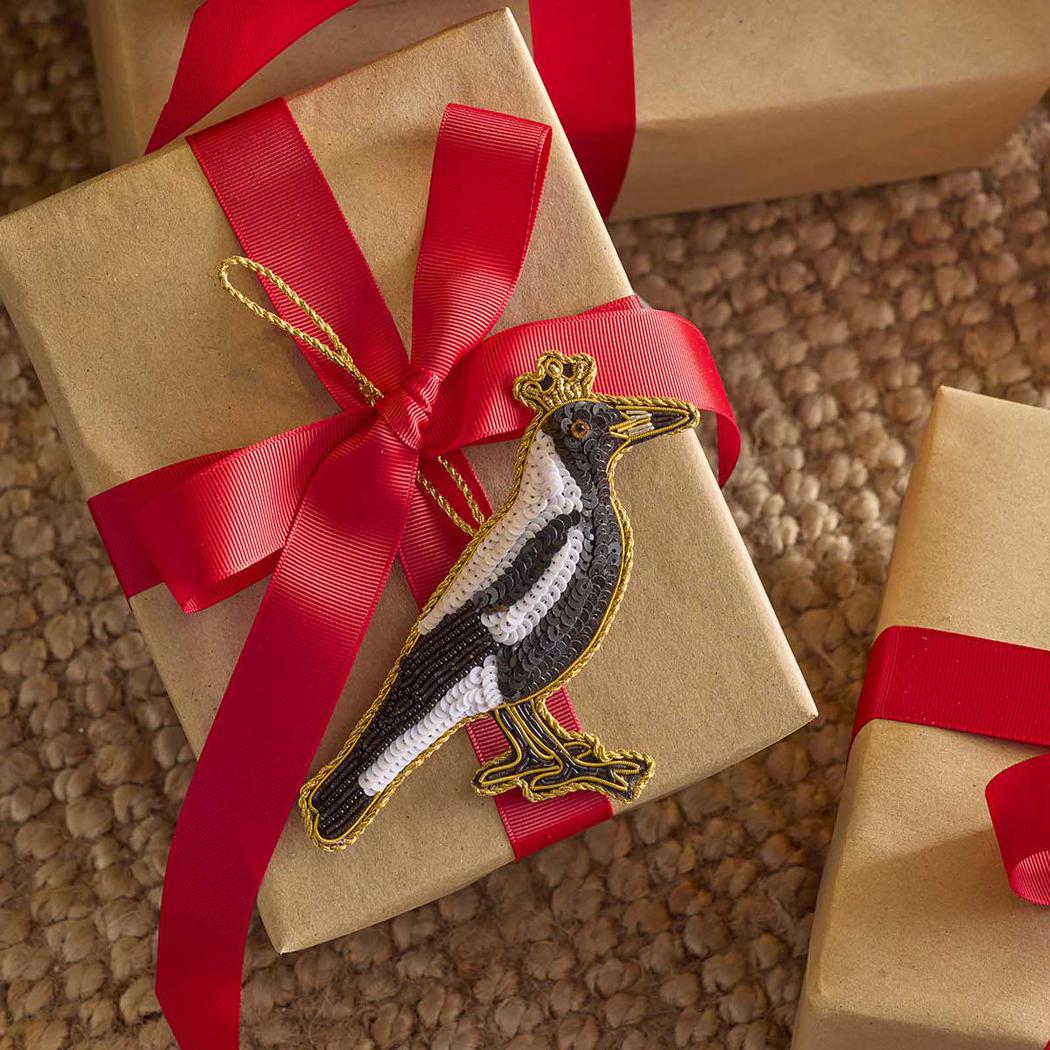 Magpie Christmas Decoration
