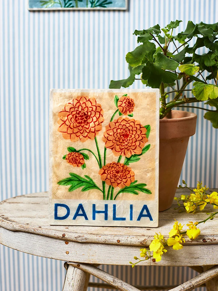 MARKET WALL ART: DAHLIA