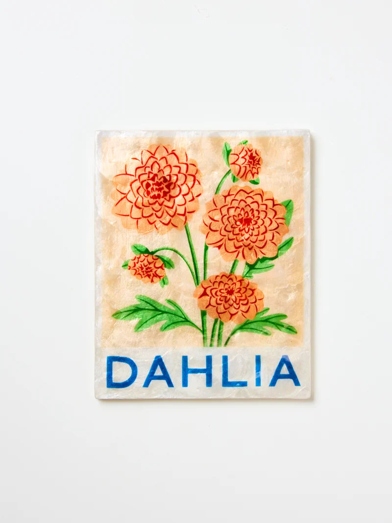 MARKET WALL ART: DAHLIA