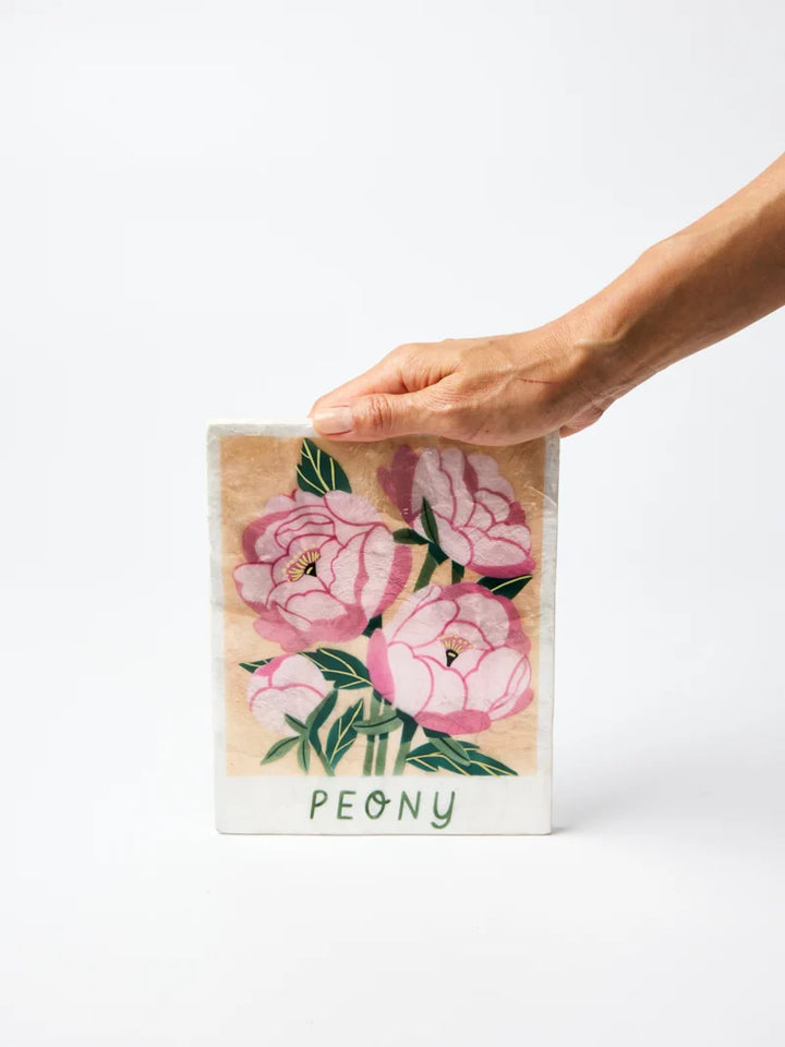 MARKET WALL ART: PEONY