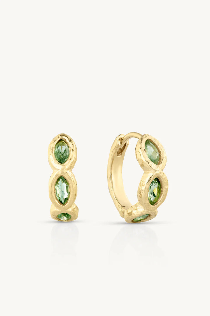 Maya Apatite Gold Huggies