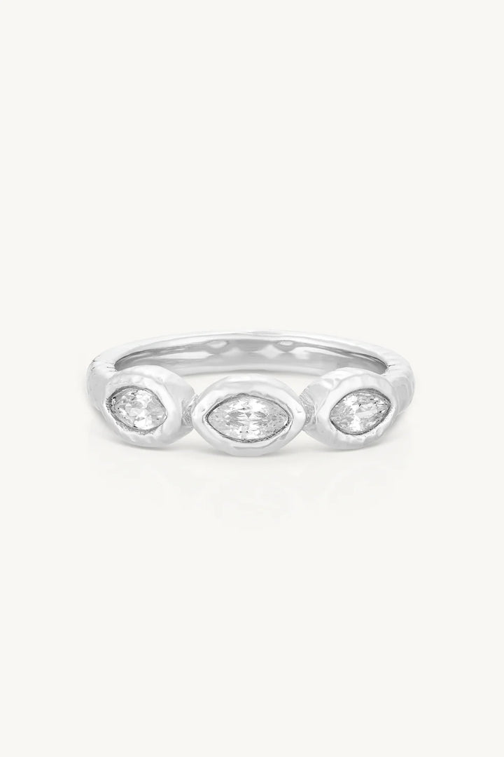 Maya CZ Silver Ring