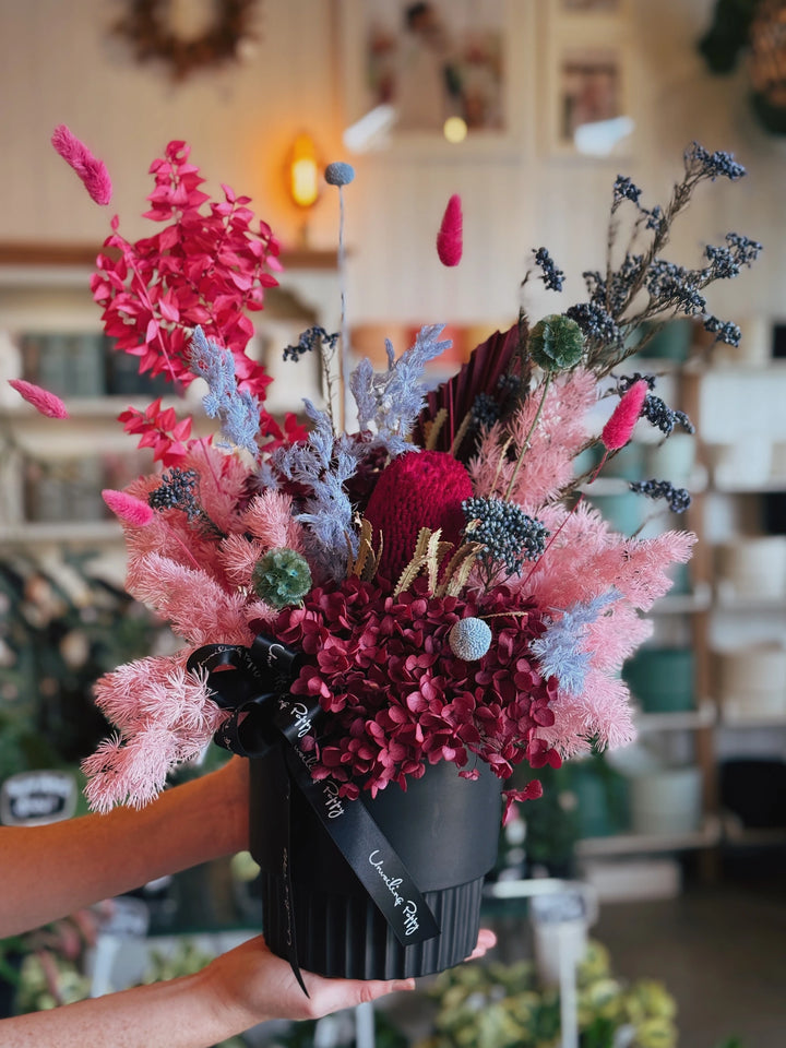 "Night Sky" Dried Flower Arrangement