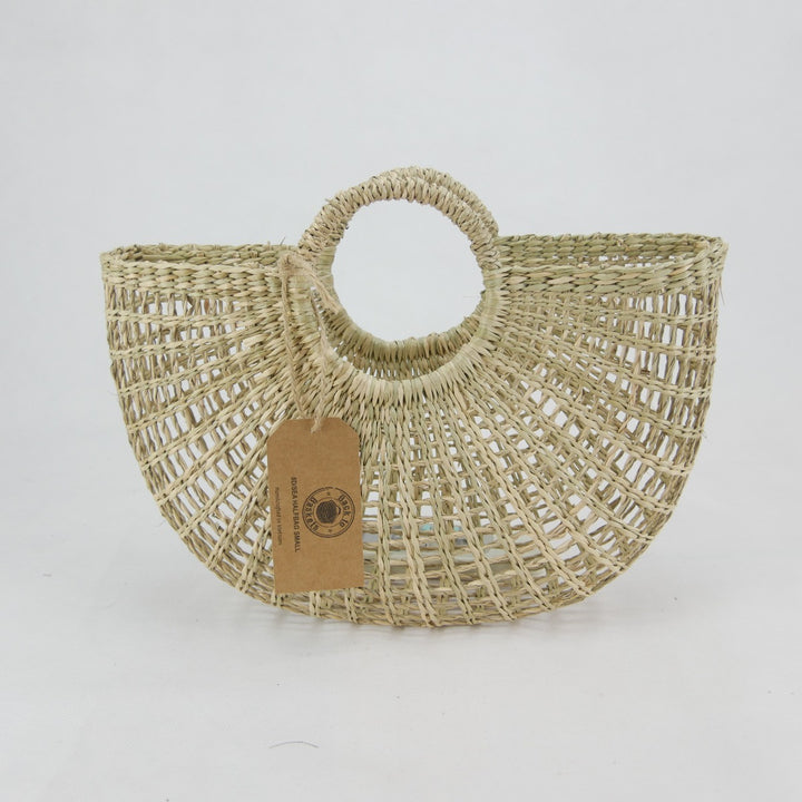 Seagrass Half Circle Basket