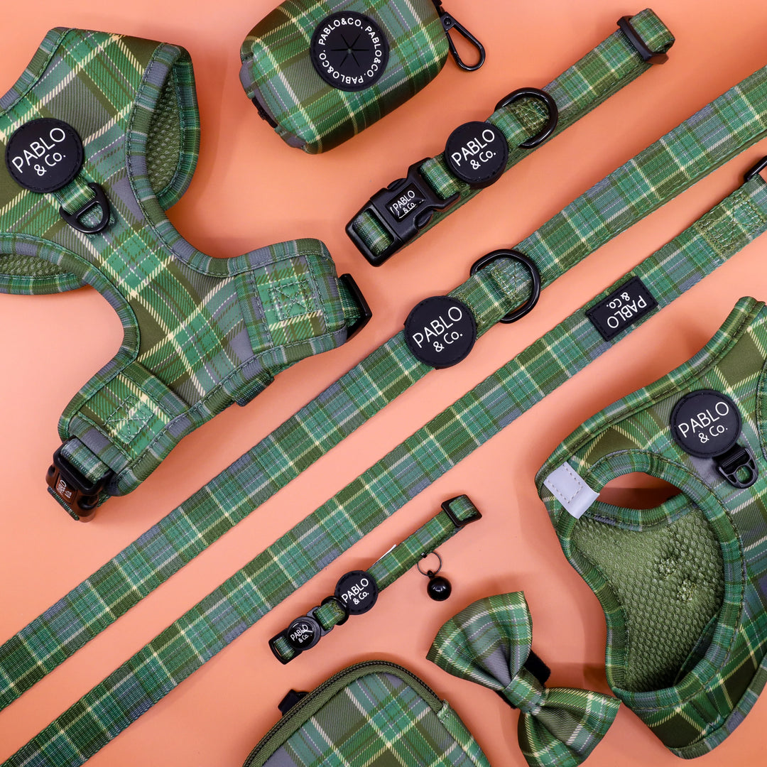Green Plaid: Bow Tie