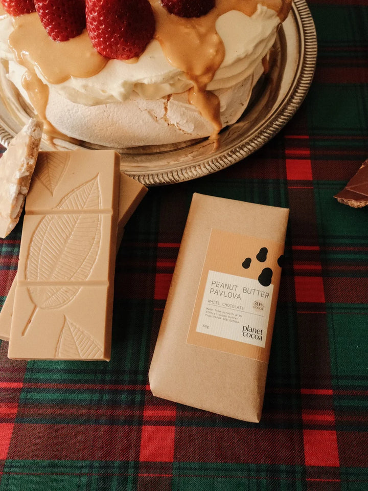 Peanut Pavlova | White Chocolate