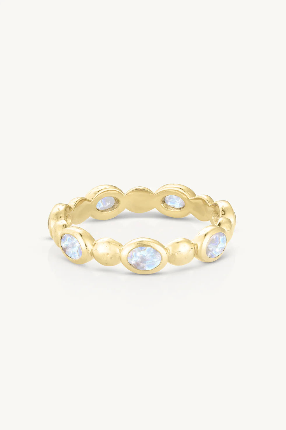 Pebble Moonstone Gold Stacker
