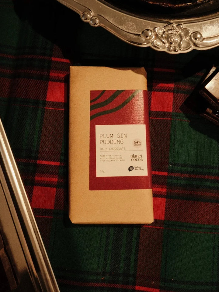 Plum Gin Pudding | Dark Chocolate