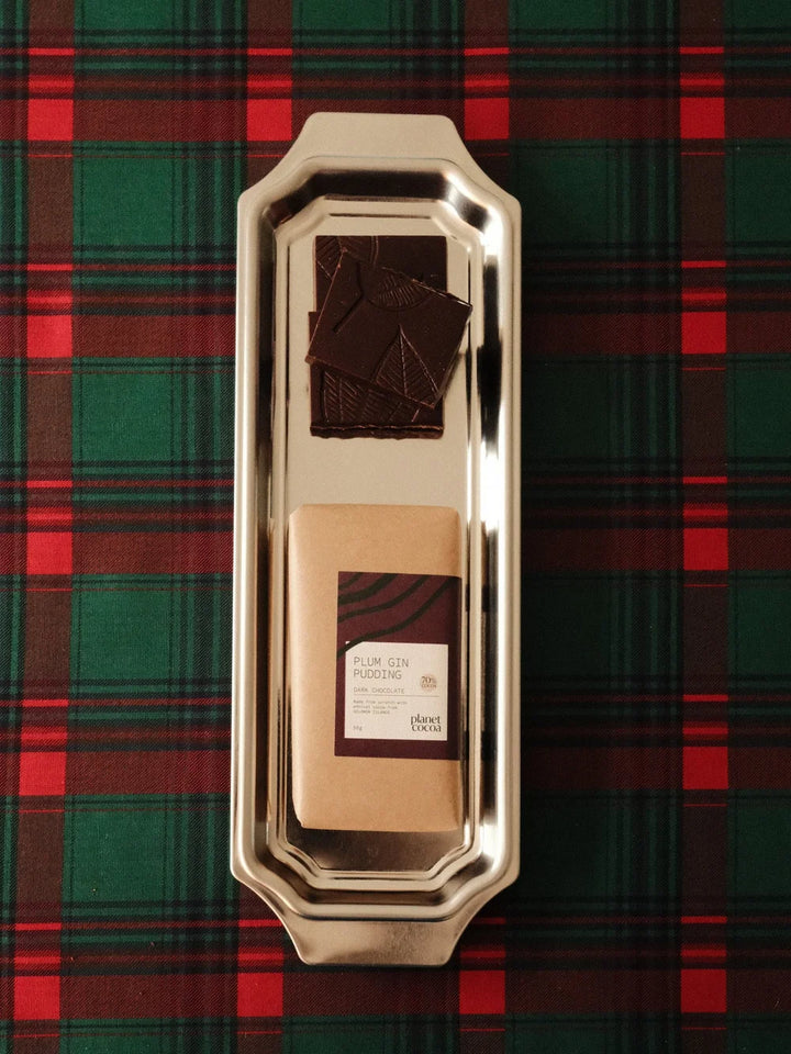 Plum Gin Pudding | Dark Chocolate