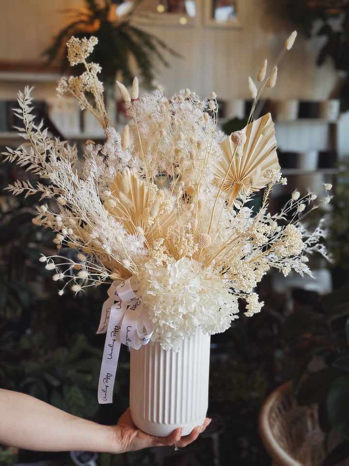 "Purest Dream" Dried Flower Arrangement