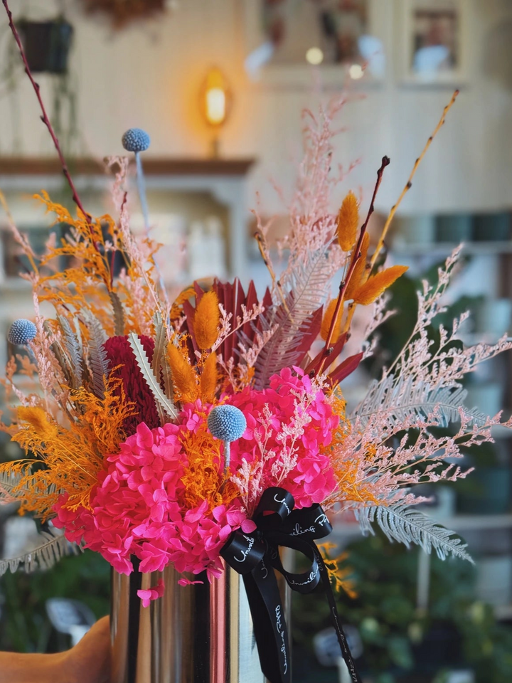 "Royal Sunset" Dried Flower Arrangement