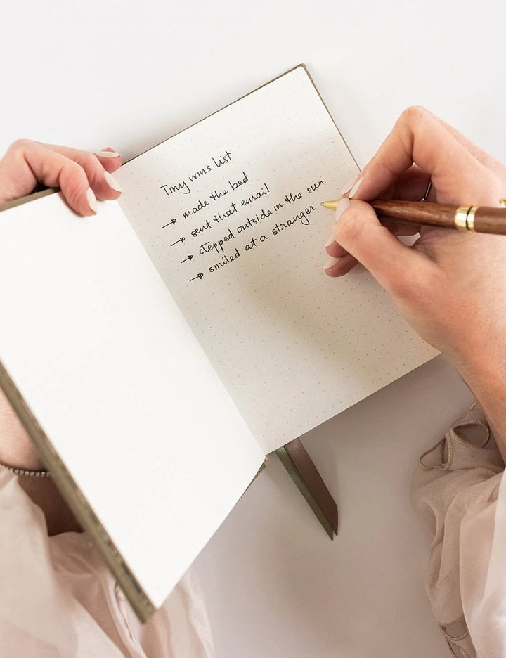 Linen Bound Pocket Journal: Saltmarsh Green
