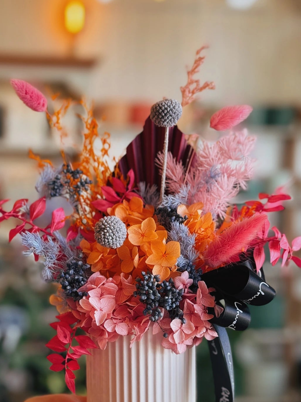 "Sweet Sherbet" Dried Flower Creation