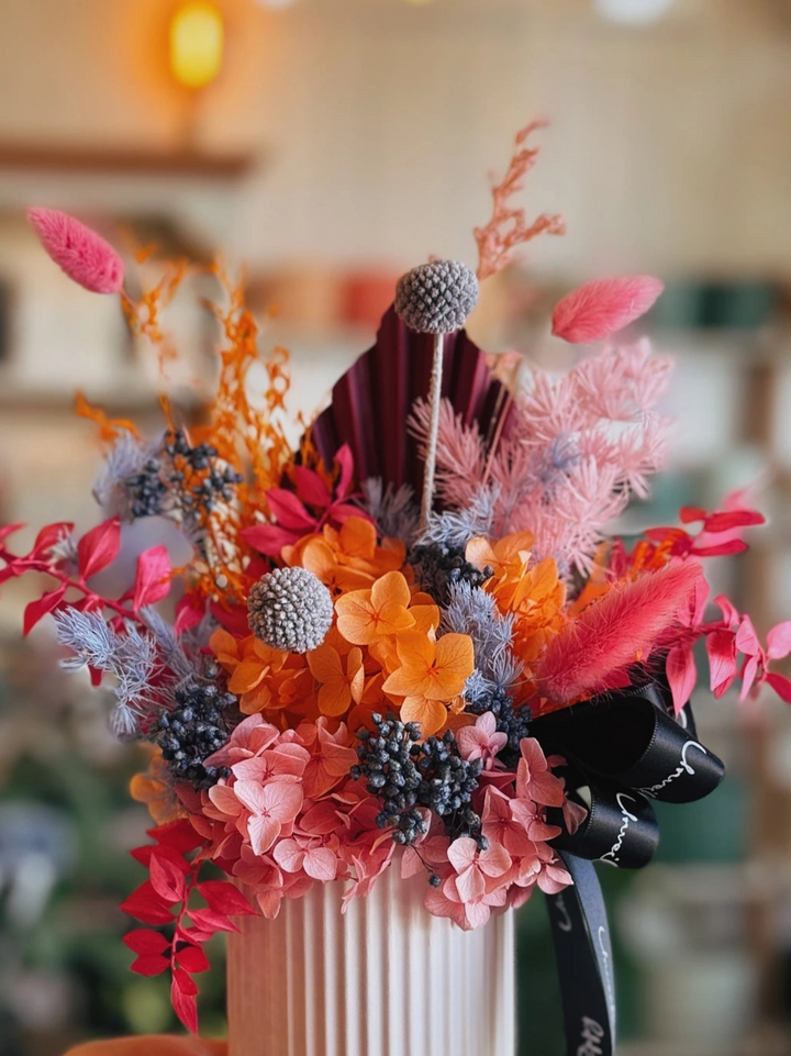 "Sweet Sherbet" Dried Flower Creation