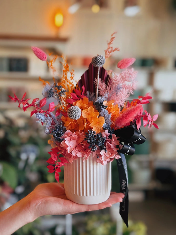 "Sweet Sherbet" Dried Flower Creation