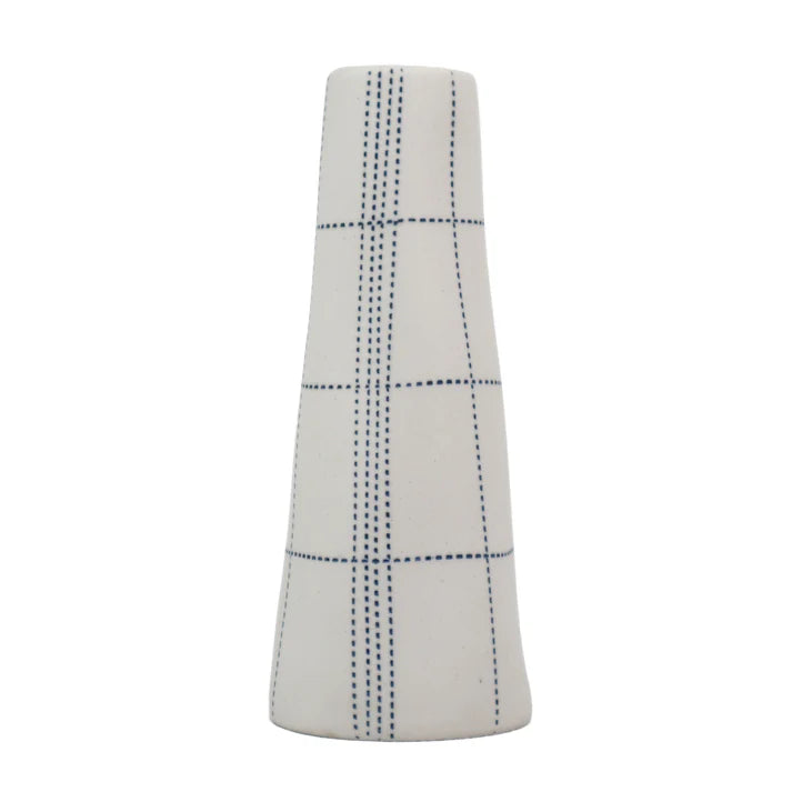 Tube Vase (Plaid)