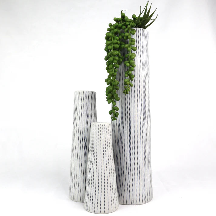 Tube Vase (Ink Stripe)