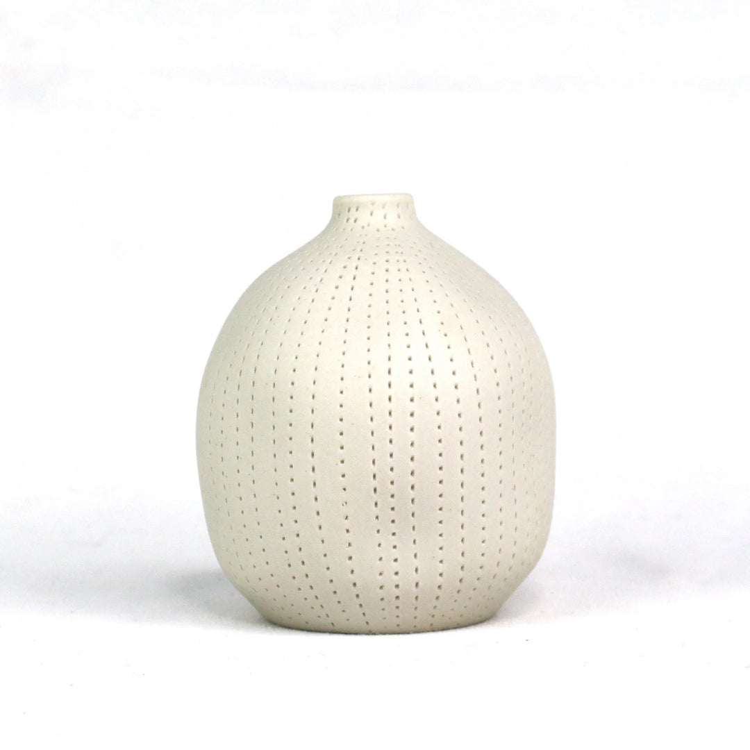 Cucumis Vase White (Small)
