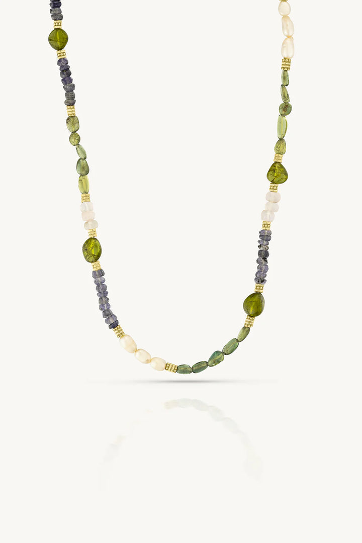 Wren Gold Beaded Necklace