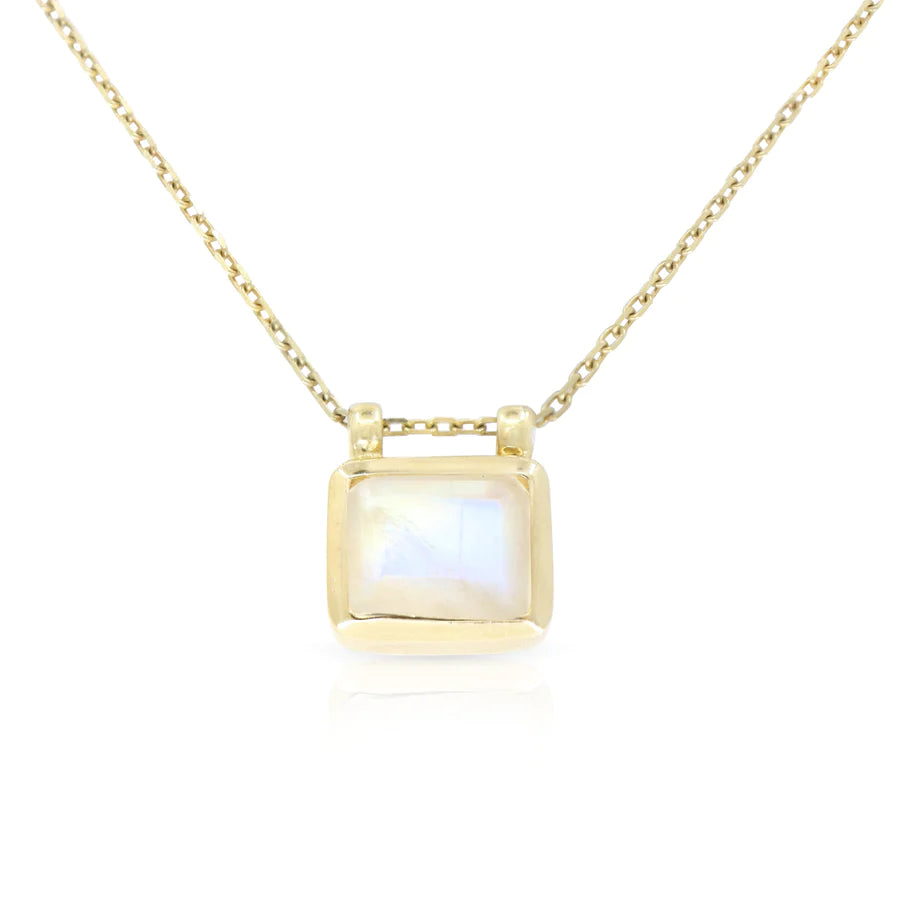Clio Moonstone Gold Necklace