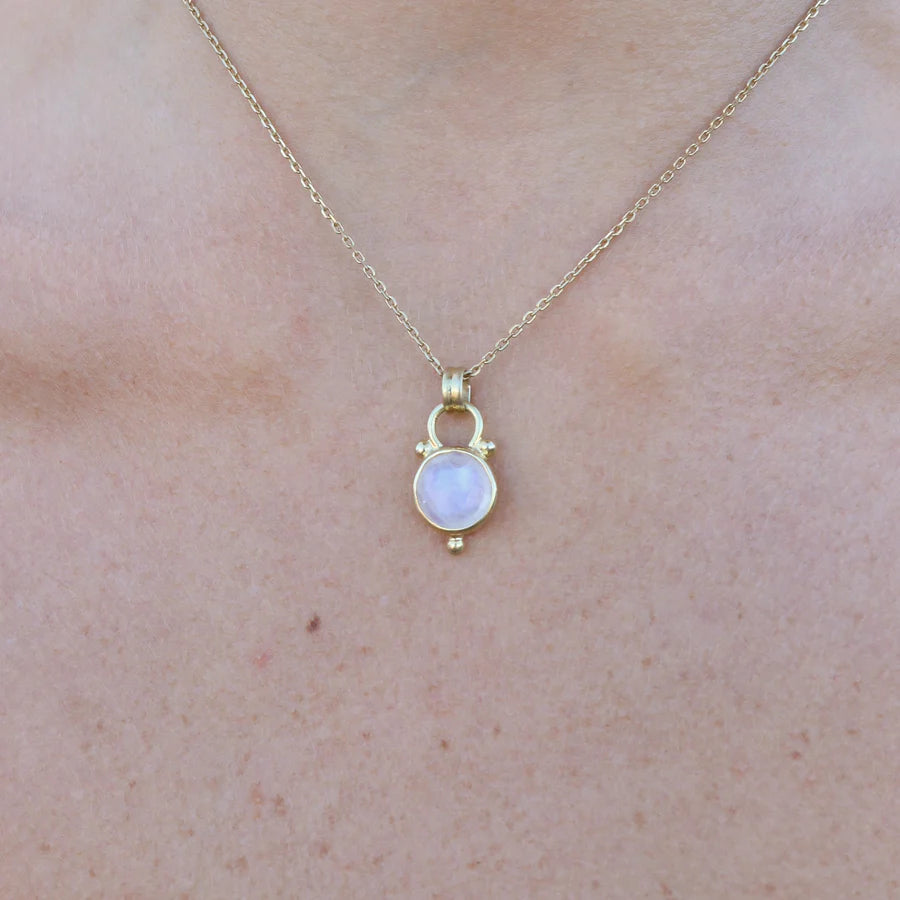Delphi Moonstone Gold Necklace