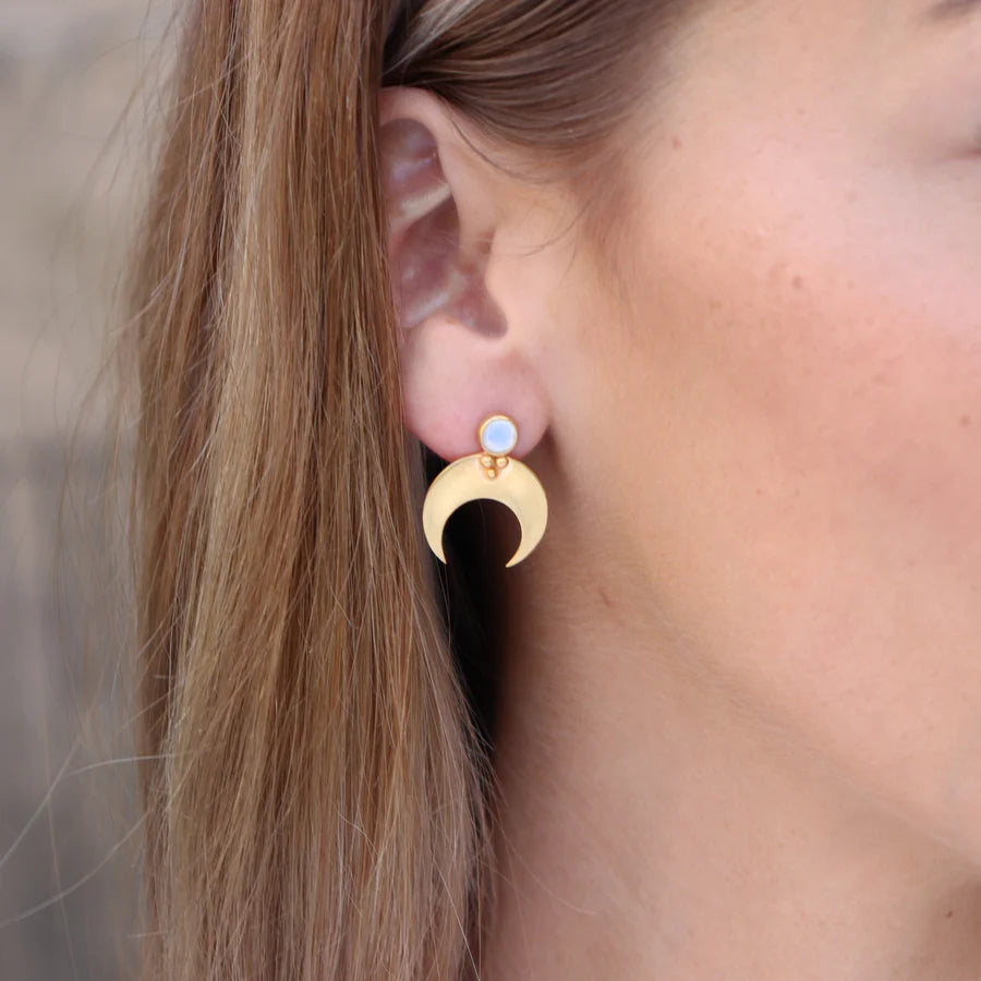 Eclipse Gold Earrings