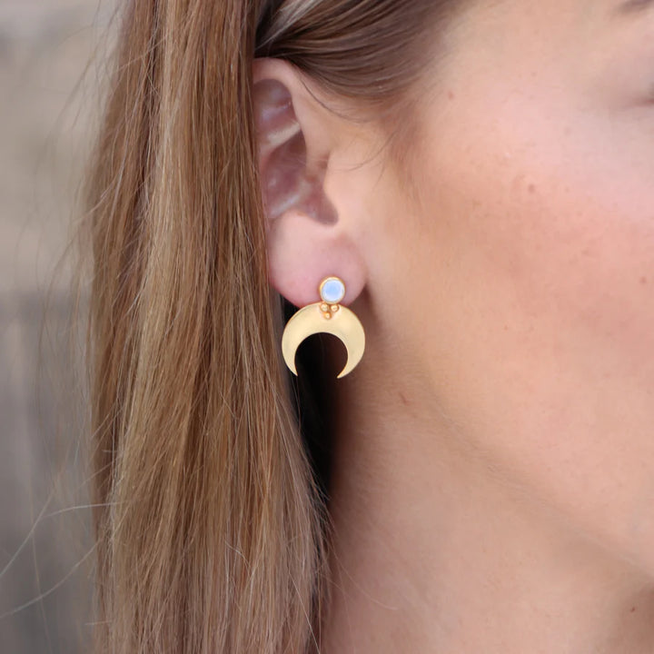 Eclipse Gold Earrings