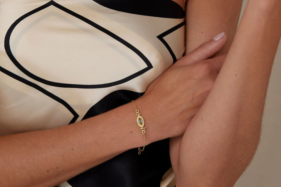 Radiance Moonstone Gold Bracelet