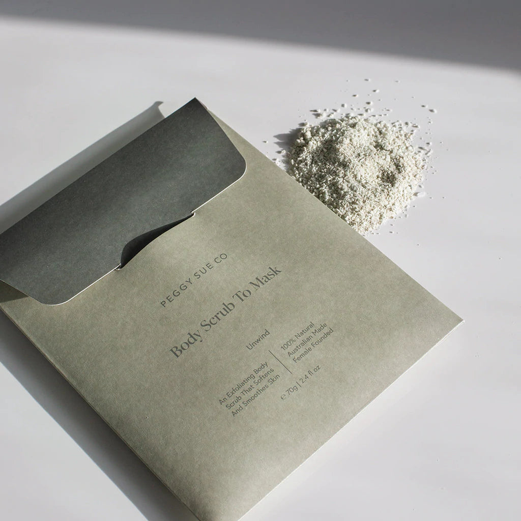 Unwind Body Scrub to Mask